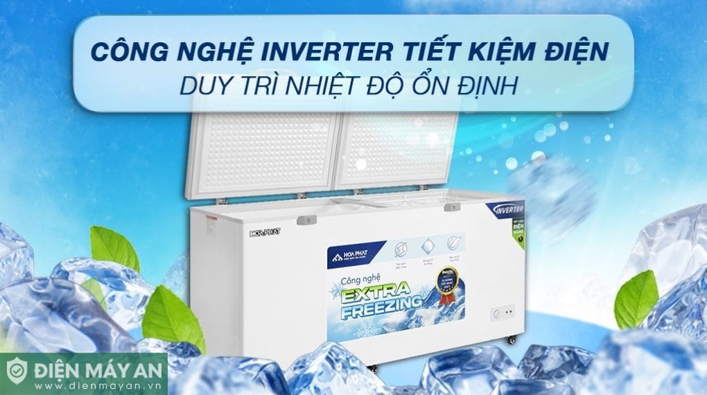 Tủ đông Hòa Phát Inverter 783 lít HPF AD8783